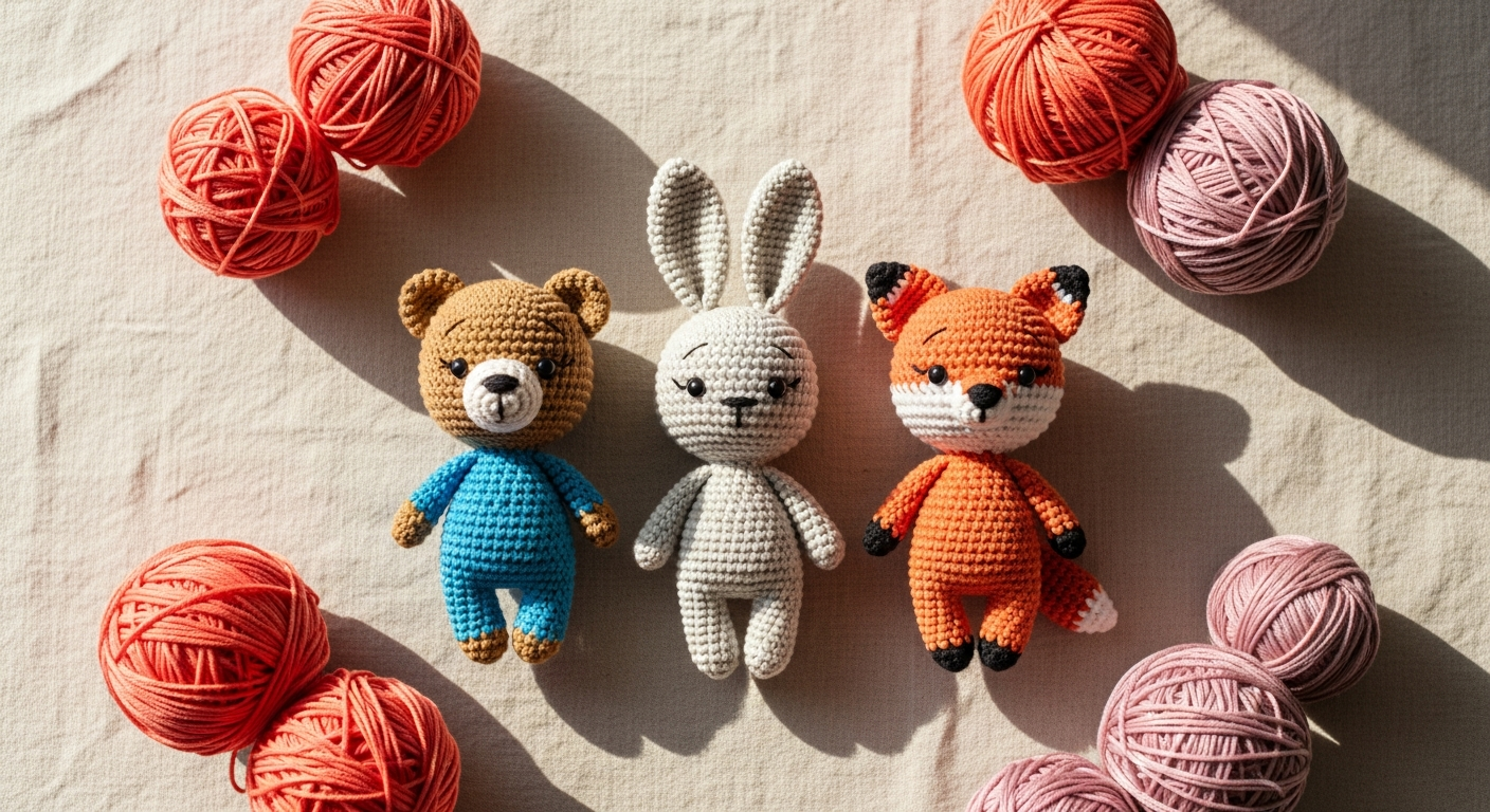 Игрушки амигуруми, связанные крючком